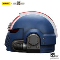 the left of Action Figure Helmet - Ultramarines Lieutenant Titus MkX 1 1 Life-Size Wearable Replica - JOYTOY Warhammer 40K in white background The Left Of Action Figure Helmet Ultramarines Lieutenant Titus Mkx 1 1 Life Size Wearable Replica Joytoy Warhammer 40k In White Background