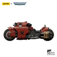 the left of the Action Figure Vehicle - Blood Angels Raider-pattern Combat Bike with twin-linked bolt rifles 1 18 - JOYTOY Warhammer 40K The Left Of The Action Figure Vehicle Blood Angels Raider Pattern Combat Bike With Twin Linked Bolt Rifles 1 18 Joytoy Warhammer 40k