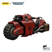 the left of the Action Figure Vehicle - Blood Angels Raider-pattern Combat Bike with twin-linked bolt rifles 1 18 - JOYTOY Warhammer 40K in white background The Left Of The Action Figure Vehicle Blood Angels Raider Pattern Combat Bike With Twin Linked Bolt Rifles 1 18 Joytoy Warhammer 40k In White Background