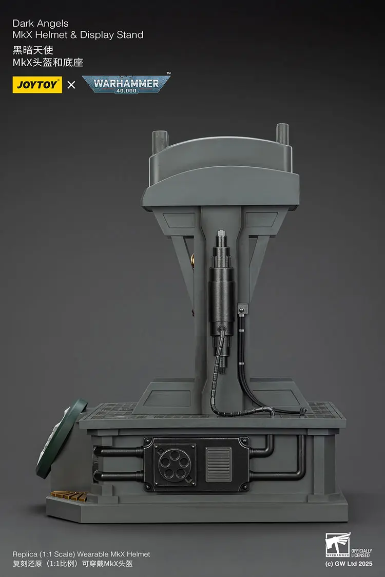 the left of the Display Stand of Action Figure Helmet - Dark Angels MkX 1 1 Life-Size Wearable Replica - JOYTOY Warhammer 40K rectangle image The Left Of The Display Stand Of Action Figure Helmet Dark Angels Mkx 1 1 Life Size Wearable Replica Joytoy Warhammer 40k Rectangle Image