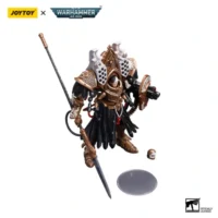 The Parts Of Action Figure Adepta Sororitas Abbess Sanctorum Morvenn Vahl 1 18 Joytoy Warhammer 40k In White Background