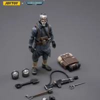 The Parts Of Action Figure Astra Militarum Death Korps Of Krieg Veteran Squad Guardsman 1 18 Joytoy Warhammer 40k Rectangle Image