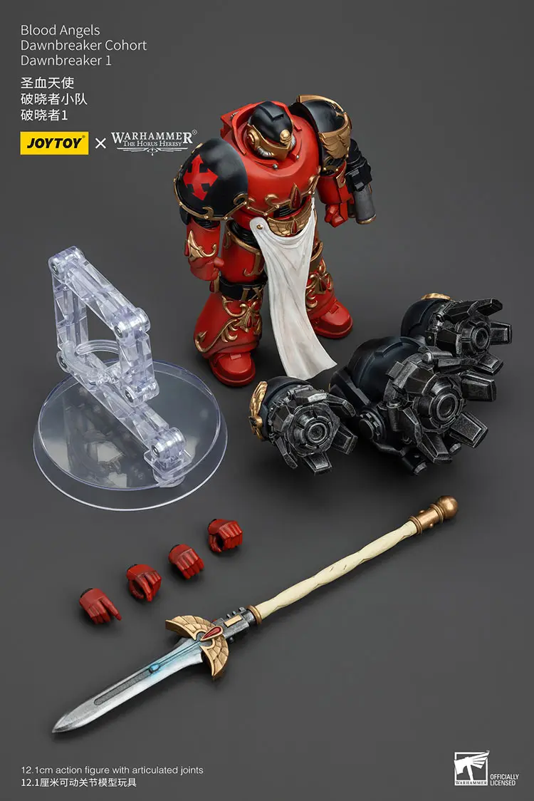 The Parts Of Action Figure Blood Angels Dawnbreaker Cohort Dawnbreaker 1 1 18 Jotyoy Warhammer The Horus Heresy Rectangle Image