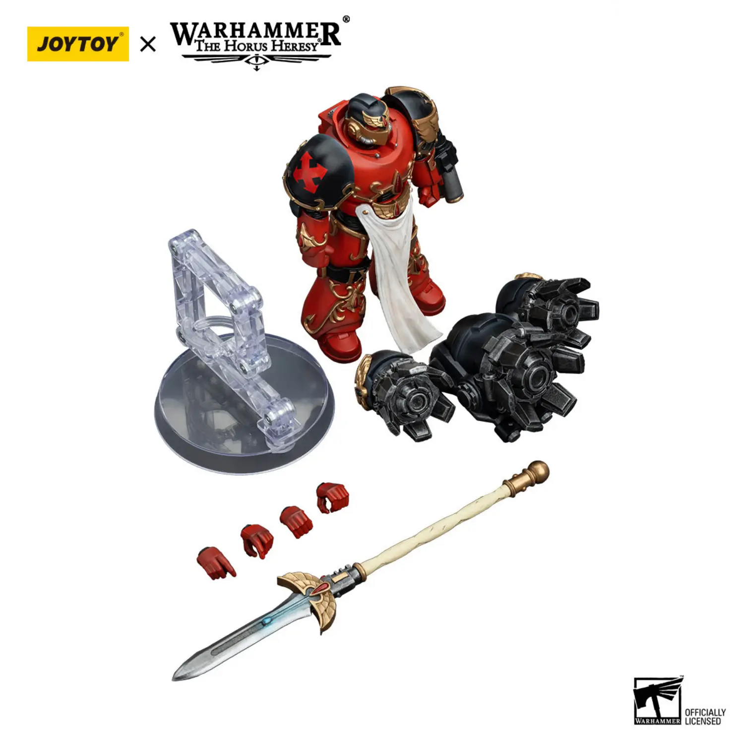 the parts of Action Figure - Blood Angels Dawnbreaker Cohort Dawnbreaker Champion 1 18 - JOTYOY Warhammer The Horus Heresy in white background The Parts Of Action Figure Blood Angels Dawnbreaker Cohort Dawnbreaker Champion 1 18 Jotyoy Warhammer The Horus Heresy In White Background