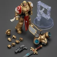 The Parts Of Action Figure Blood Angels Sanguinary Guard With Inferno Pistol & Encarmine Blade 1 18 Joytoy Warhammer 40k Rectangle Image