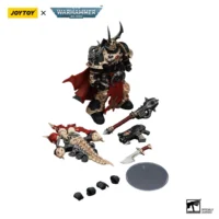 The Parts Of Action Figure Chaos Space Marines Black Legion Chosen Champion With Bolter And Power Maul 1 18 Joytoy Warhammer 40k In White Background