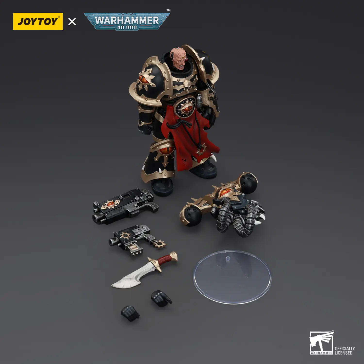 the parts of Action Figure - Chaos Space Marines Black Legion Chosen with Bolt Pistol and Power Fist 1 18 - JOYTOY Warhammer 40K The Parts Of Action Figure Chaos Space Marines Black Legion Chosen With Bolt Pistol And Power Fist 1 18 Joytoy Warhammer 40k