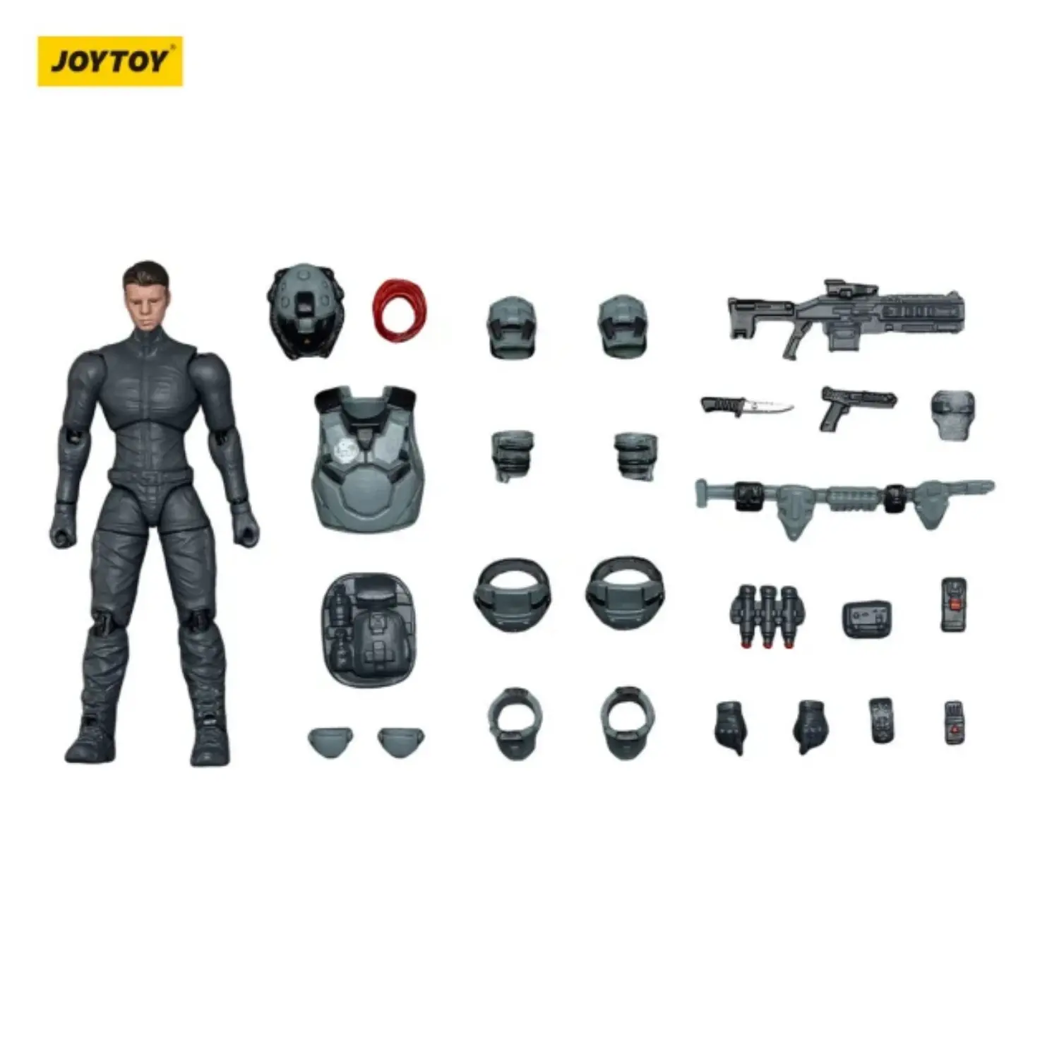 the parts of Action Figure - Dark Source UNSC Mirage Squad Ray 1 25 - JOYTOY Dark Source in white background The Parts Of Action Figure Dark Source Unsc Mirage Squad Ray 1 25 Joytoy Dark Source In White Background