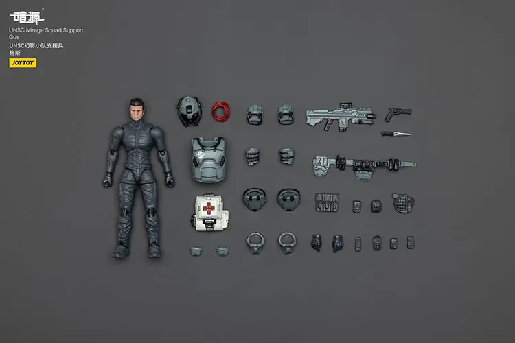 the parts of Action Figure - Dark Source UNSC Mirage Squad Support - Gus 1 25 - JOYTOY Dark Source rectangle image The Parts Of Action Figure Dark Source Unsc Mirage Squad Support Gus 1 25 Joytoy Dark Source Rectangle Image