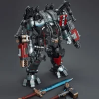 The Parts Of Action Figure Grey Knights Nemesis Dreadknight With The Grey Knight Pilot 1 18 Joytoy Warhammer 40k Rectangle Image