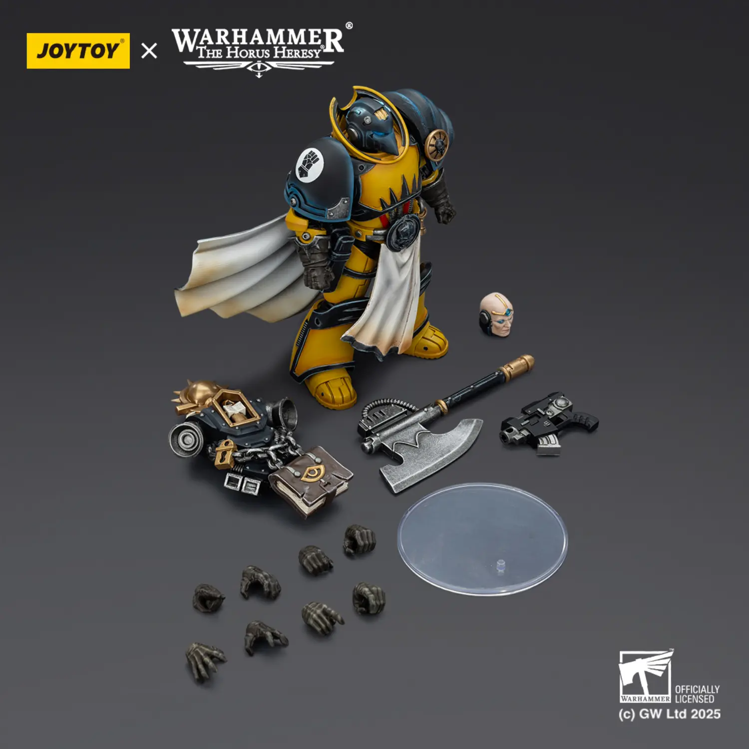the parts of Action Figure - Imperial Fists Librarian Consul with Force Axe and Bolt Pistol 1 18 - JOTYOY Warhammer The Horus Heresy The Parts Of Action Figure Imperial Fists Librarian Consul With Force Axe And Bolt Pistol 1 18 Jotyoy Warhammer The Horus Heresy