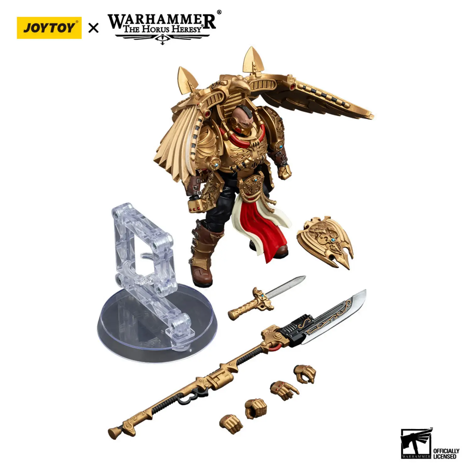 the parts of Action Figure - Legio Custodes Custodian Venatari Squad Venatari with Venatari Lance 1 18 - JOTYOY Warhammer The Horus Heresy in whtie background The Parts Of Action Figure Legio Custodes Custodian Venatari Squad Venatari With Venatari Lance 1 18 Jotyoy Warhammer The Horus Heresy In Whtie Background