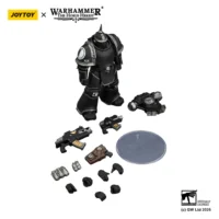 the parts of Action Figure - Raven Guard MK III Tactical Legionary with Bolter and Bolt Pistol 1 18 - JOTYOY Warhammer The Horus Heresy in white background The Parts Of Action Figure Raven Guard Mk Iii Tactical Legionary With Bolter And Bolt Pistol 1 18 Jotyoy Warhammer The Horus Heresy In White Background