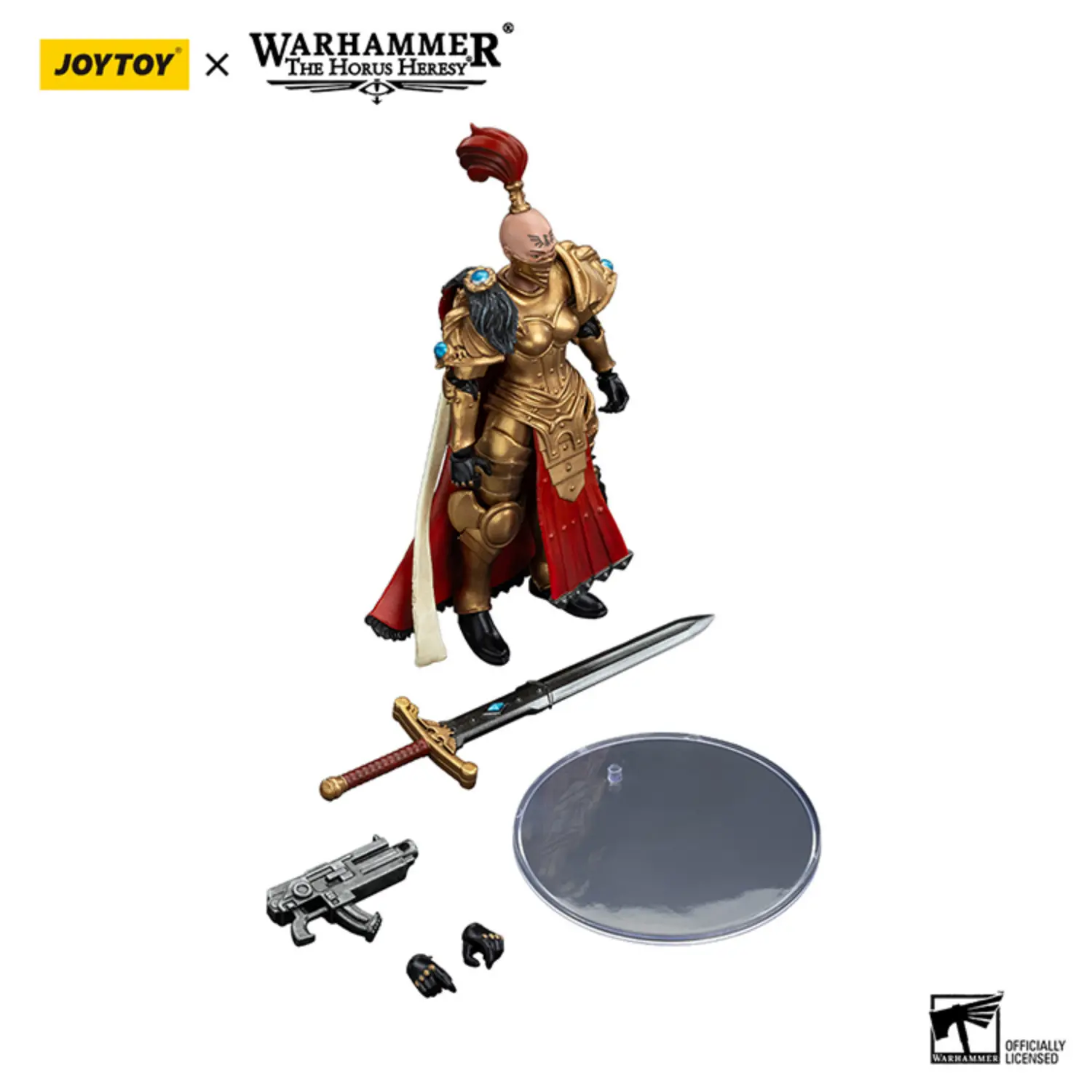 The Parts Of Action Figure Sisters Of Silence White Falcons Vigilator 1 1 18 Jotyoy Warhammer The Horus Heresy In White Background