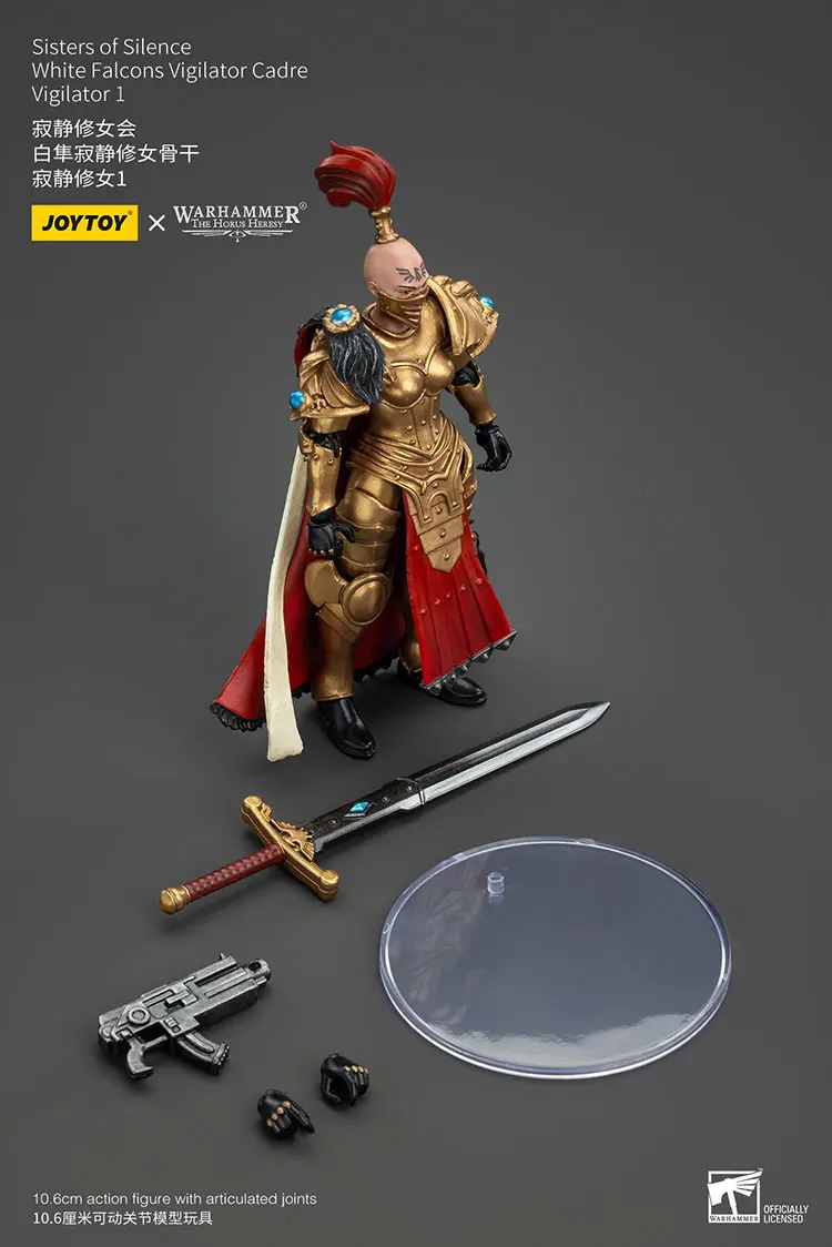 The Parts Of Action Figure Sisters Of Silence White Falcons Vigilator 1 1 18 Jotyoy Warhammer The Horus Heresy Rectangle Image