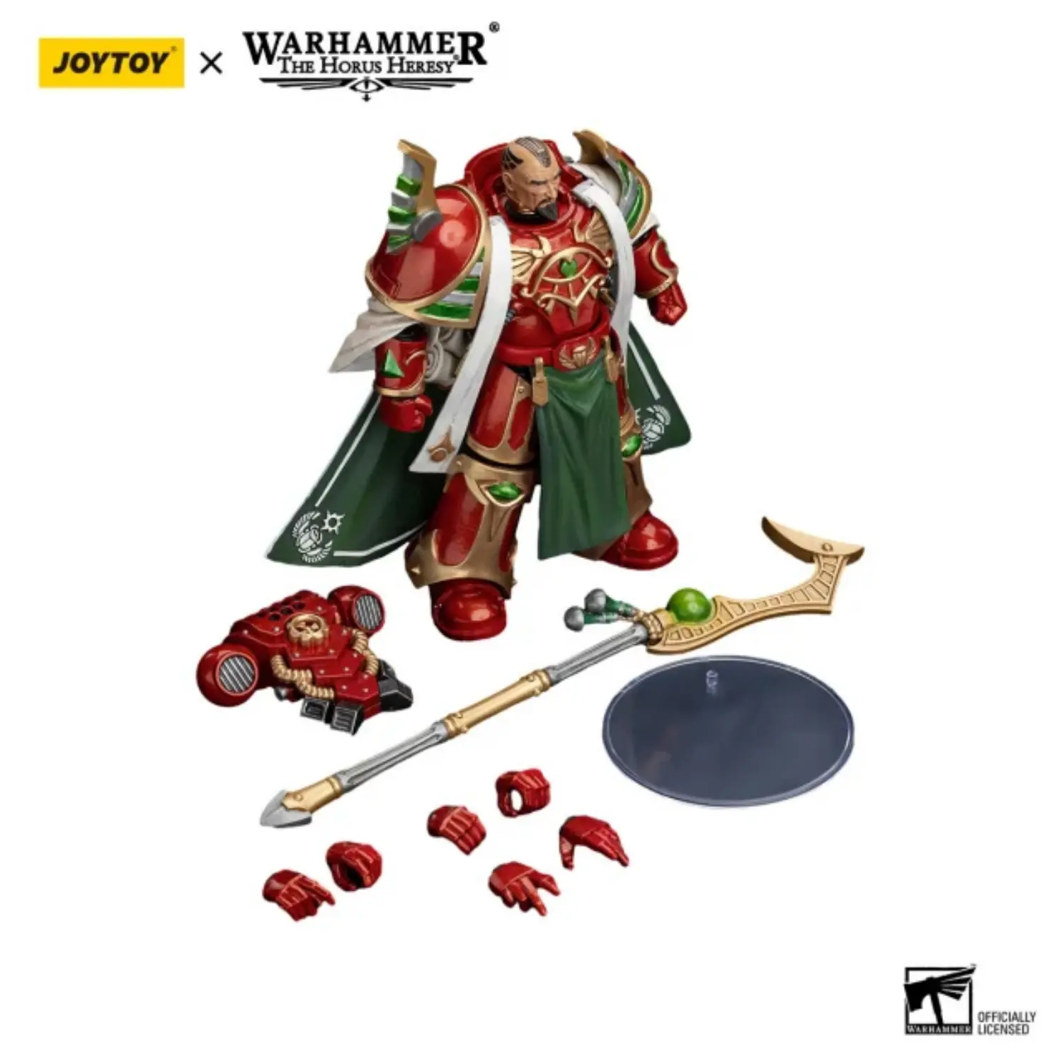 The Parts Of Action Figure Thousand Sons Magistus Amon 1 18 Jotyoy Warhammer The Horus Heresy In White Background