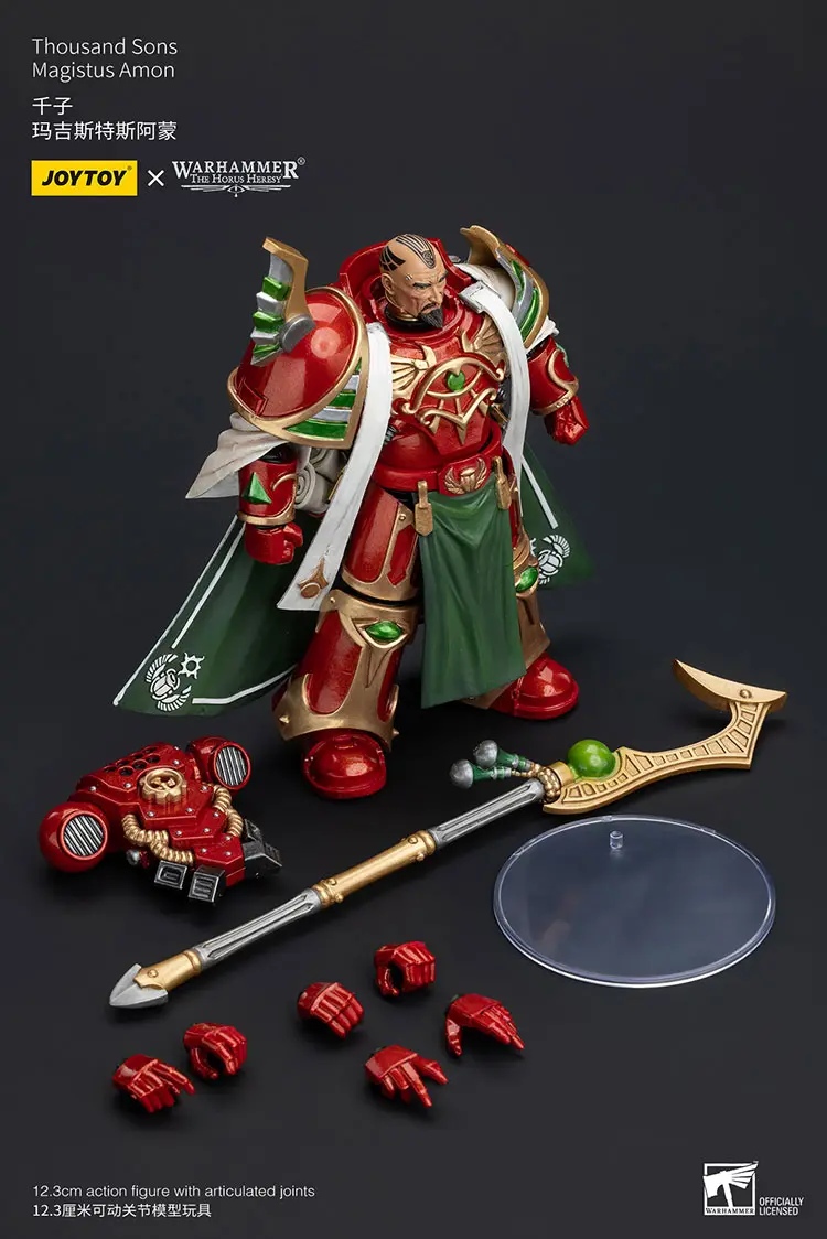 The Parts Of Action Figure Thousand Sons Magistus Amon 1 18 Jotyoy Warhammer The Horus Heresy Rectangle Image