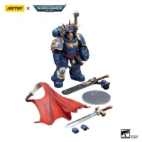 the parts of Action Figure - Ultramarines Captain in Gravis Armour 1 18 - JOYTOY Warhammer 40K in whtie background The Parts Of Action Figure Ultramarines Captain In Gravis Armour 1 18 Joytoy Warhammer 40k In Whtie Background