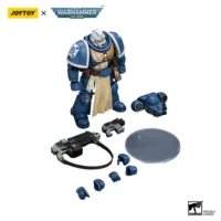 the parts of Action Figure - Ultramarines Sternguard Veteran with Auto Bolt Rifle 1 18 - JOYTOY Warhammer 40K in whtie background The Parts Of Action Figure Ultramarines Sternguard Veteran With Auto Bolt Rifle 1 18 Joytoy Warhammer 40k In Whtie Background