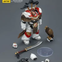 the parts of Action Figure - White Scars Legion Praetor in Cataphractii Terminator Armour 1 18 - JOYTOY Warhammer 40K rectangle image The Parts Of Action Figure White Scars Legion Praetor In Cataphractii Terminator Armour 1 18 Joytoy Warhammer 40k Rectangle Image