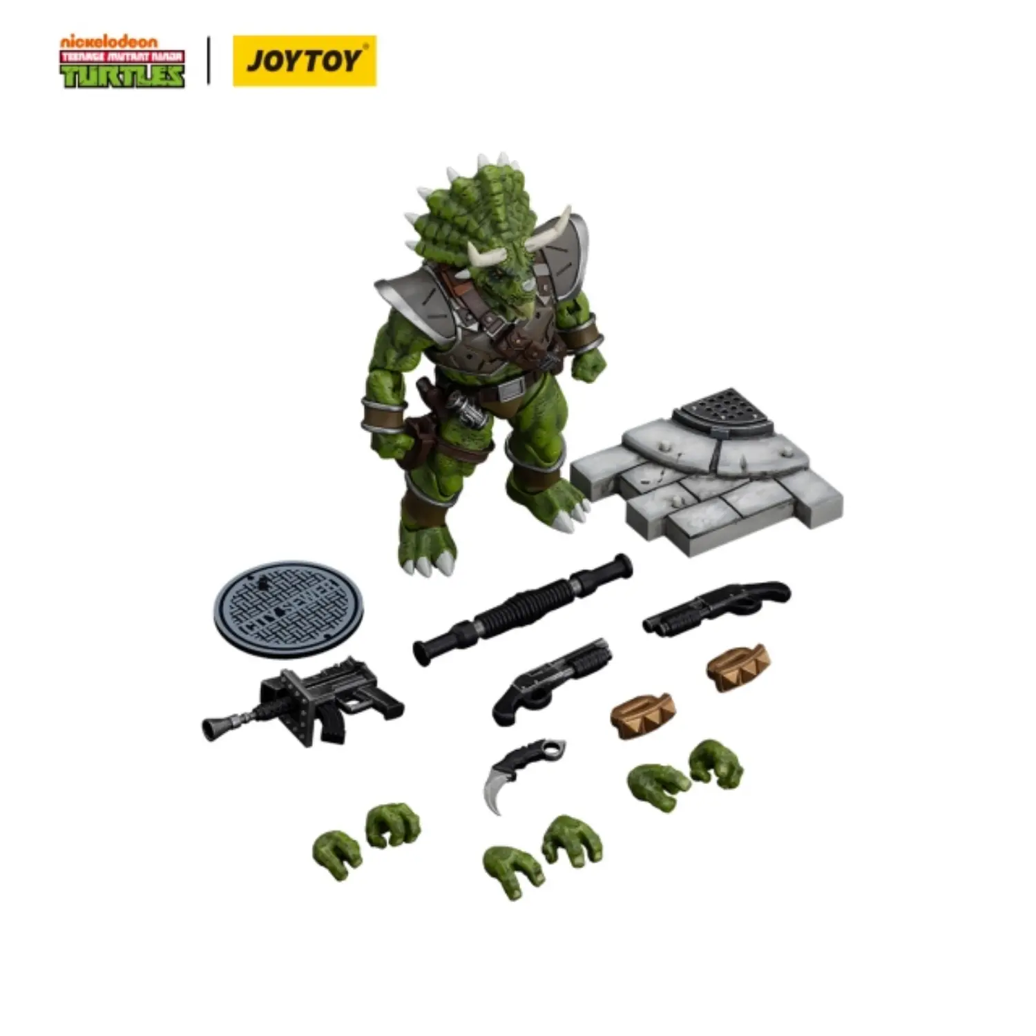 The Parts Of The Action Figure Adjutant Zork Tmnt Nickelodeon 1 18 Joytoy Teenage Mutant Ninja Turtles