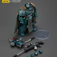 The Parts Of The Action Figure Alpha Legion Exodus 'the One Who Is Many' With Sniper Rifle And Power Dagger 1 18 Jotyoy Warhammer The Horus Heresy Rectangle Image