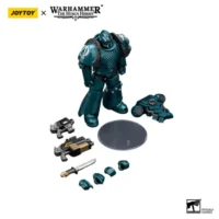 the parts of the Action Figure - Alpha Legion Headhunter with Banestrike Combi-Bolter And Power Dagger 1 18 - JOTYOY Warhammer The Horus Heresy in whtie background The Parts Of The Action Figure Alpha Legion Headhunter With Banestrike Combi Bolter And Power Dagger 1 18 Jotyoy Warhammer The Horus Heresy In Whtie Background