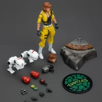 the parts of the Action Figure - April O'Neil with Baby Turtles TMNT Nickelodeon 1 18 - JOYTOY Teenage Mutant Ninja Turtles rectangle image The Parts Of The Action Figure April O'neil With Baby Turtles Tmnt Nickelodeon 1 18 Joytoy Teenage Mutant Ninja Turtles Rectangle Image
