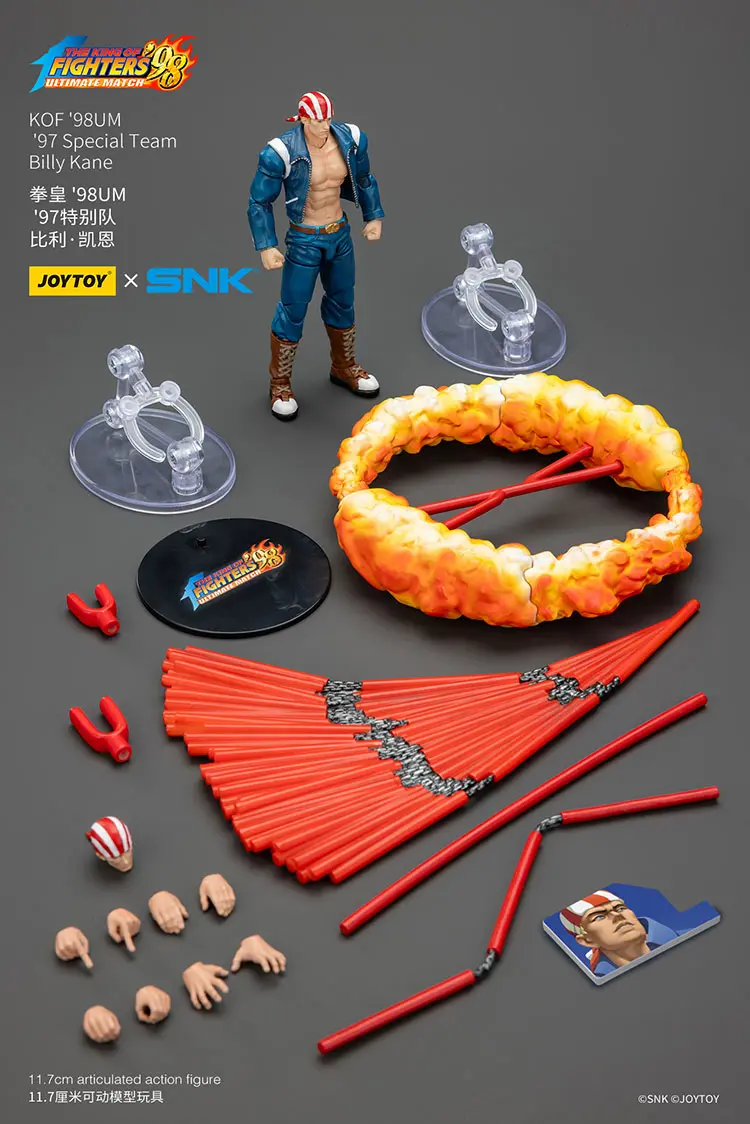 Action Figure - Billy Kane KOF '98 UM 97 Special Team SNK 1/18 - JOYTOY The King of Fighters