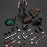 The Parts Of The Action Figure Casey Jones Tmnt Nickelodeon 1 18 Joytoy Teenage Mutant Ninja Turtles Rectangle Image