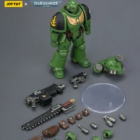 the parts of the Action Figure - JOYTOY Salamanders Intercessor with Bolt Rifle, Bolt Pistol and Chainsword 1 18 - Warhammer 40K rectangle image the parts of the Action Figure - JOYTOY Salamanders Intercessor with Bolt Rifle, Bolt Pistol and Chainsword 1 18 - Warhammer 40K rectangle image