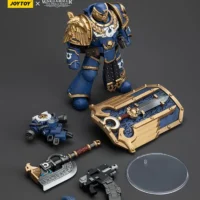 the parts of the Action Figure - JOYTOY Scale Ultramarines Invictarus Suzerain Squad (Suzerain 4) 1 18 - Warhammer The Horus Heresy rectangle image