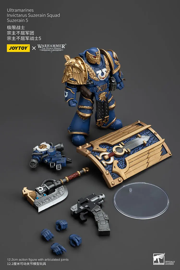 the parts of the Action Figure - JOYTOY Ultramarines Invictarus Suzerain Squad (Suzerain 5) 1 18 - Warhammer The Horus Heresy rectangle image the parts of the Action Figure - JOYTOY Ultramarines Invictarus Suzerain Squad (Suzerain 5) 1 18 - Warhammer The Horus Heresy rectangle image