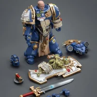 the parts of the Action Figure - JOYTOY Ultramarines Primaris Captain with Relic Shield and Power Sword 1 18 - Warhammer 40K rectangle image the parts of the Action Figure - JOYTOY Ultramarines Primaris Captain with Relic Shield and Power Sword 1 18 - Warhammer 40K rectangle image