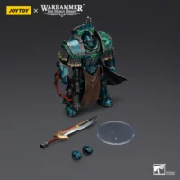 the parts of the Action Figure - JoyToy Alpha Legion Praetor in Cataphractii Terminator Armour 1 18 - Warhammer The Horus Heresy