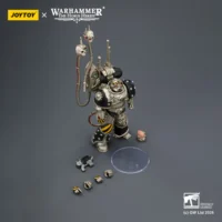 the parts of the Action Figure - JoyToy Iron Warriors Traitor Legion Praevian Tech-Commander with Bolt Pistol 1 18 - Warhammer The Horus Heresy