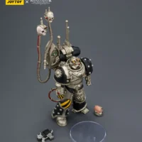 the parts of the Action Figure - JoyToy Iron Warriors Traitor Legion Praevian Tech-Commander with Bolt Pistol 1 18 - Warhammer The Horus Heresy rectangle image