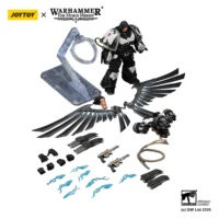 the parts of the Action Figure - JoyToy Raven Guard Corvus Corax, Primarch of the XIX Legion 1 18 (with artificer-crafted lightn