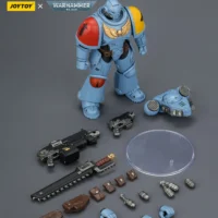 the parts of the Action Figure - JoyToy Space Wolves Intercessor with Bolt Rifle, Bolt Pistol and Chainsword 1 18 - Warhammer 40K rectangle image the parts of the Action Figure - JoyToy Space Wolves Intercessor with Bolt Rifle, Bolt Pistol and Chainsword 1 18 - Warhammer 40K rectangle image