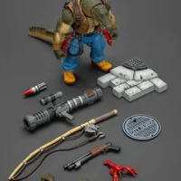 The Parts Of The Action Figure Leatherhead Tmnt Nickelodeon 1 18 Joytoy Teenage Mutant Ninja Turtles Rectangle Image