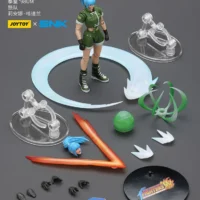 the parts of the Action Figure - Leona Heidern KOF _98 UM Ikari Warriors Team SNK 1 18 - JOYTOY The King of Fighters rectangle image
