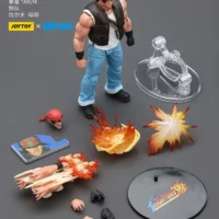 the parts of the Action Figure - Ralf Jones KOF _98 UM Ikari Warriors Team SNK 1 18 - JOYTOY The King of Fighters rectangle image Action Figure - Ralf Jones KOF '98 UM Ikari Warriors Team SNK 1/18 - JOYTOY The King of Fighters