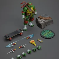 the parts of the Action Figure - Raphael TMNT Nickelodeon 1 18 - JOYTOY Teenage Mutant Ninja Turtles rectangle image the parts of the Action Figure - Raphael TMNT Nickelodeon 1 18 - JOYTOY Teenage Mutant Ninja Turtles rectangle image