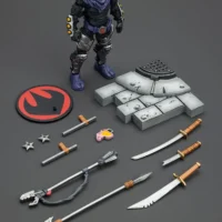 the parts of the Action Figure - TMNT Foot Clan B TMNT Nickelodeon 1 18 - JOYTOY Teenage Mutant Ninja Turtles rectangle image the parts of the Action Figure - TMNT Foot Clan B TMNT Nickelodeon 1 18 - JOYTOY Teenage Mutant Ninja Turtles rectangle image
