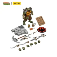 The Parts Of The Action Figure Tokka Infantryman Tmnt Nickelodeon 1 18 Joytoy Teenage Mutant Ninja Turtles In White Background