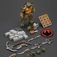 The Parts Of The Action Figure Tokka Infantryman Tmnt Nickelodeon 1 18 Joytoy Teenage Mutant Ninja Turtles Rectangle Image