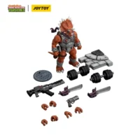 the parts of the Action Figure - Triceraton Infantryman TMNT Nickelodeon 1 18 - JOYTOY Teenage Mutant Ninja Turtles in white background The Parts Of The Action Figure Triceraton Infantryman Tmnt Nickelodeon 1 18 Joytoy Teenage Mutant Ninja Turtles In White Background