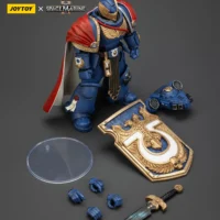 The Parts Of The Action Figure Ultramarines Victrix Honour Guard With Storm Shield And Power Sword 1 18 Joytoy Warhammer 40k Rectangle Image