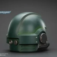 the right back of Action Figure Helmet - Dark Angels MkX 1 1 Life-Size Wearable Replica - JOYTOY Warhammer 40K rectangle image The Right Back Of Action Figure Helmet Dark Angels Mkx 1 1 Life Size Wearable Replica Joytoy Warhammer 40k Rectangle Image