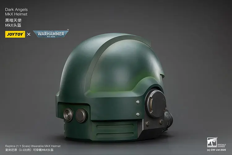 the right back of Action Figure Helmet - Dark Angels MkX 1 1 Life-Size Wearable Replica - JOYTOY Warhammer 40K rectangle image The Right Back Of Action Figure Helmet Dark Angels Mkx 1 1 Life Size Wearable Replica Joytoy Warhammer 40k Rectangle Image